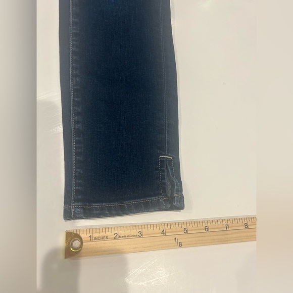 Lucky Brand Charlie Skimmer Jeans Women’s 2/26 Split Hem Dark Wash - Picture 11 of 12